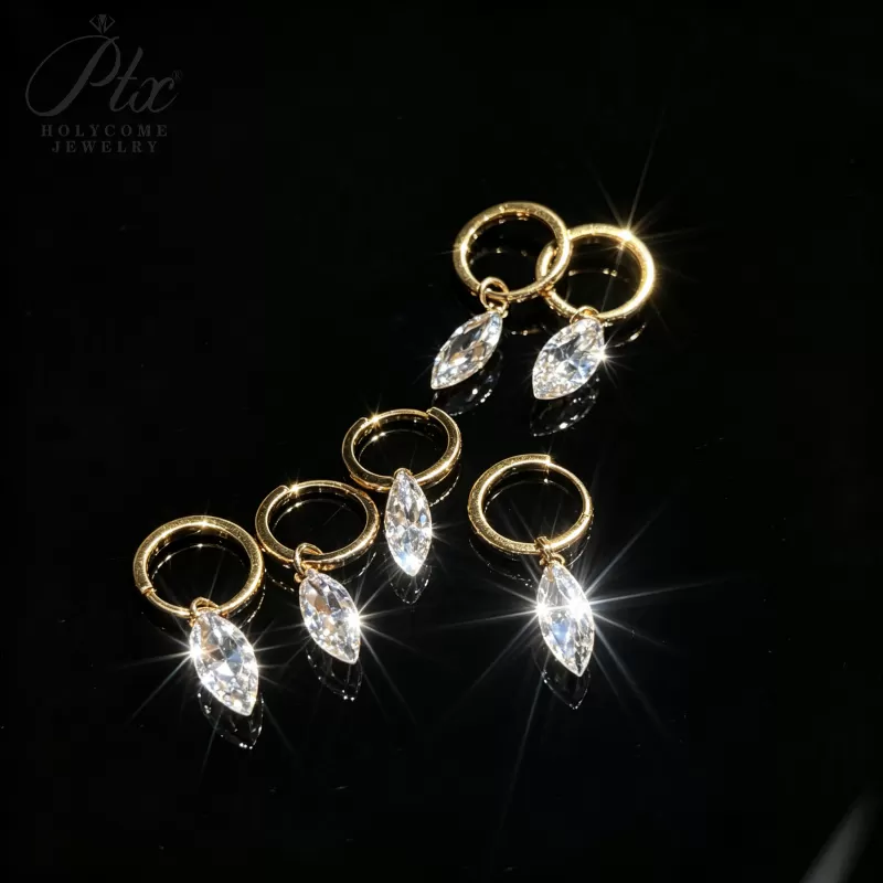 1ct Round Lab Grown Diamond Stud Earrings D Color VVS1 14K Gold Plated GRA - Image 12