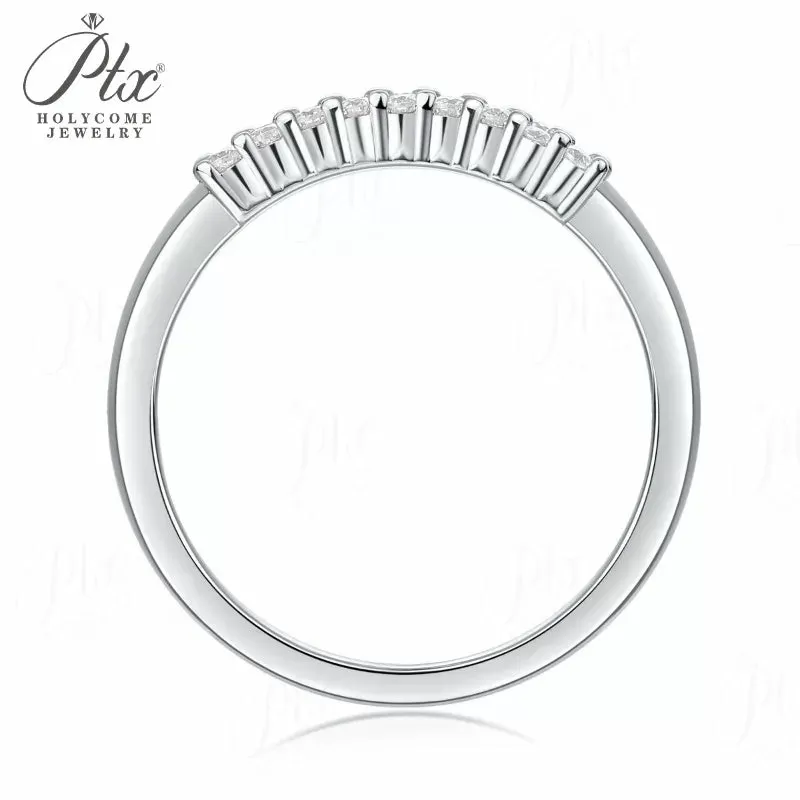 1ct Round Moissanite Ring D Color VVS1 925 Sterling Silver GRA - Image 5