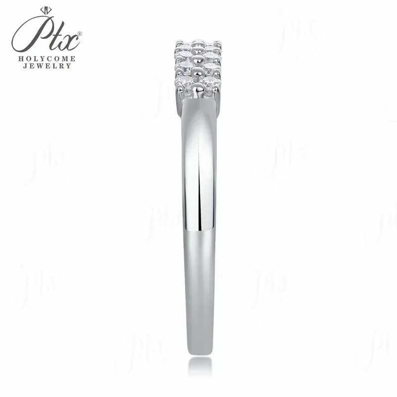1ct Round Moissanite Ring D Color VVS1 925 Sterling Silver GRA - Image 6