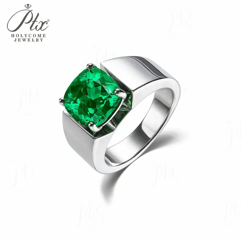 1ct Cushion Moissanite Ring D Color VVS1 925 Sterling Silver GRA - Image 5