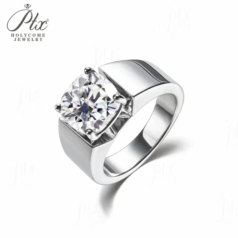 1ct Cushion Moissanite Ring D Color VVS1 925 Sterling Silver GRA - Image 7