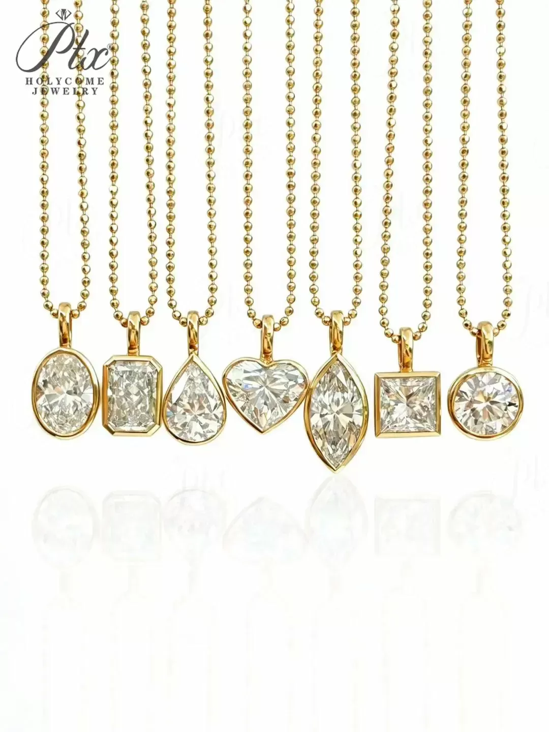 2ct Round Lab Grown Diamond Pendant Necklace D Color VVS1 14K Gold Plated GRA - Image 13
