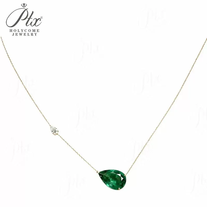 5ct Round Moissanite Pendant Necklace D Color VVS1 925 Sterling Silver GRA - Image 9