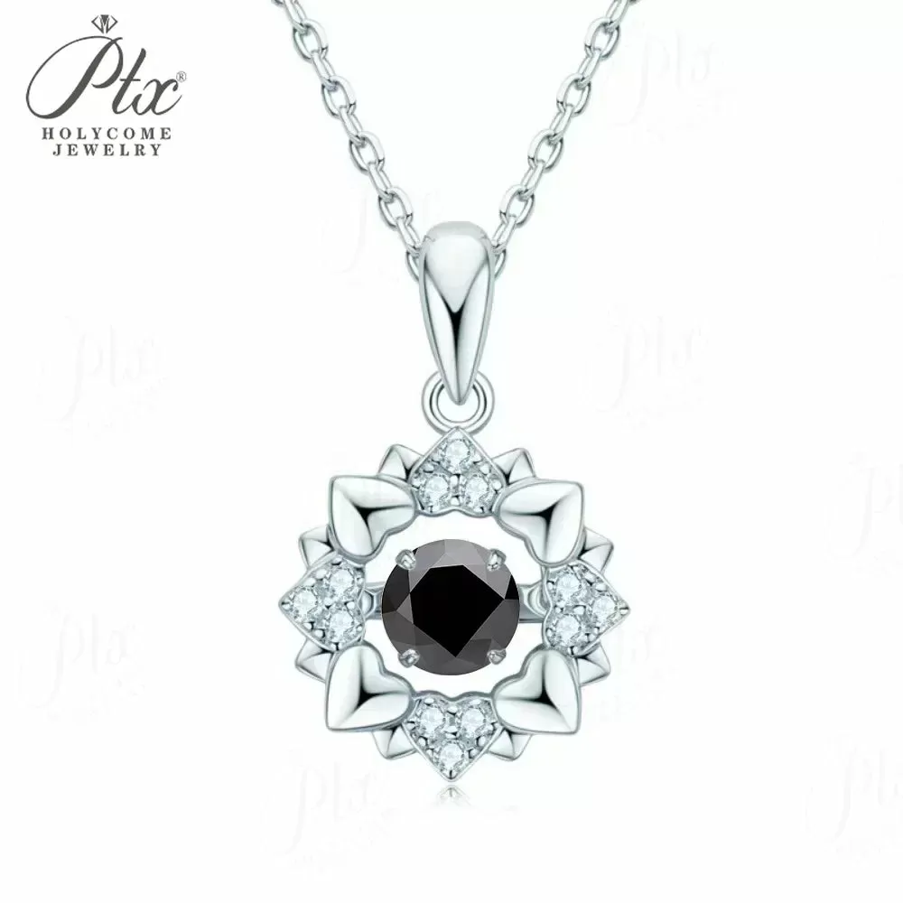 0.5ct Round Moissanite Pendant Necklace D Color VVS1 925 Sterling Silver GRA - Image 10