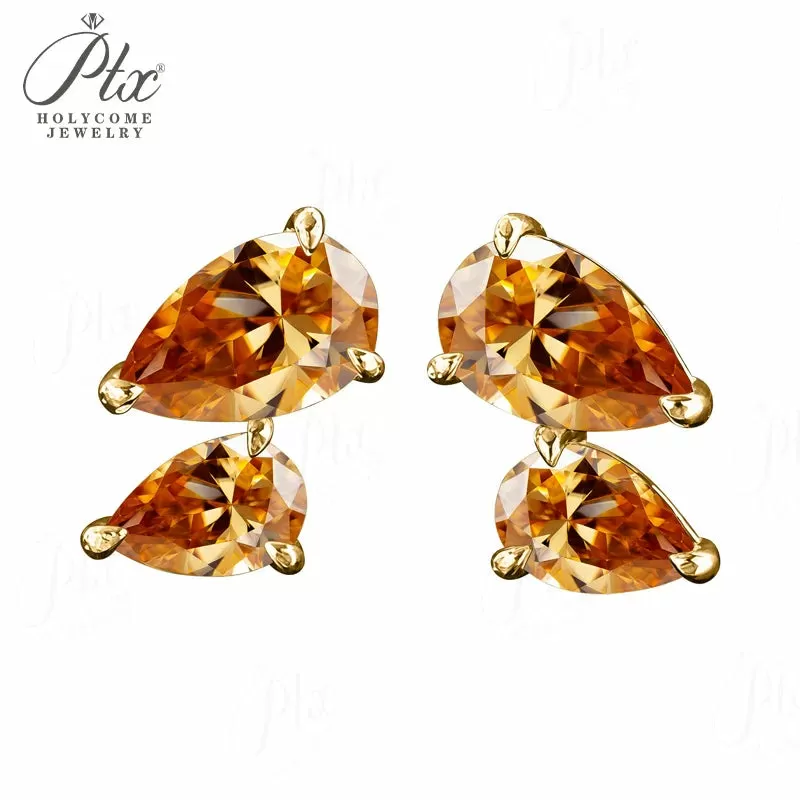 3ct Round Moissanite Stud Earrings D Color VVS1 925 Sterling Silver GRA - Image 13
