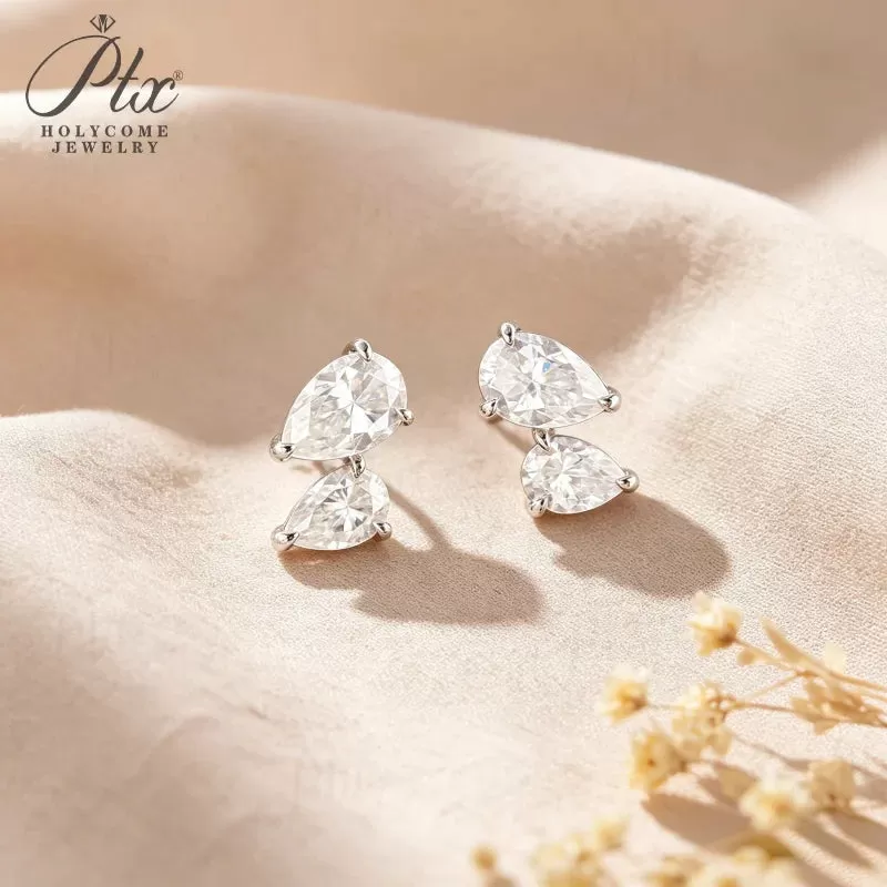 3ct Round Moissanite Stud Earrings D Color VVS1 925 Sterling Silver GRA - Image 15