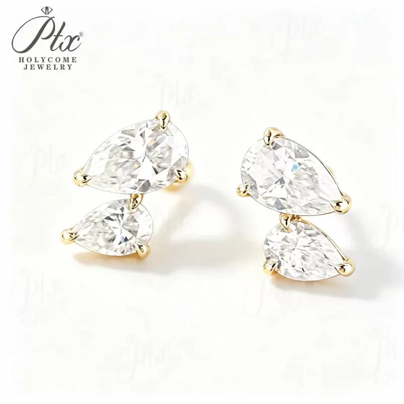 3ct Round Moissanite Stud Earrings D Color VVS1 925 Sterling Silver GRA - Image 16
