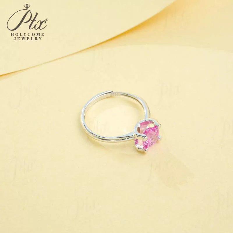 1ct Round Moissanite Ring D Color VVS1 925 Sterling Silver GRA - Image 4