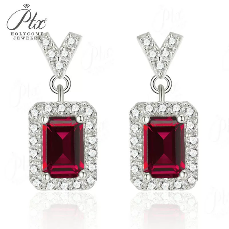 1ct Princess Moissanite Stud Earrings D Color VVS1 925 Sterling Silver GRA - Image 17