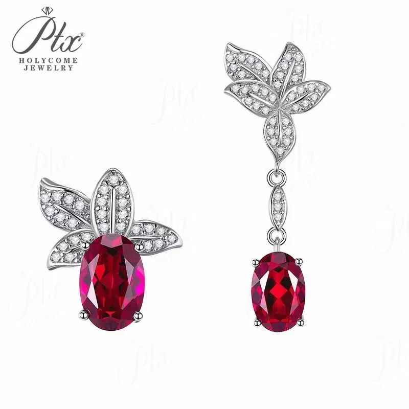 0.8-7ct Round Moissanite Stud Earrings D Color VVS1 925 Sterling Silver GRA - Image 12