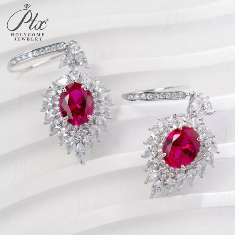0.8-7ct Round Moissanite Stud Earrings D Color VVS1 925 Sterling Silver GRA - Image 2
