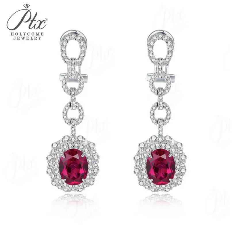 0.8-7ct Round Moissanite Stud Earrings D Color VVS1 925 Sterling Silver GRA - Image 32
