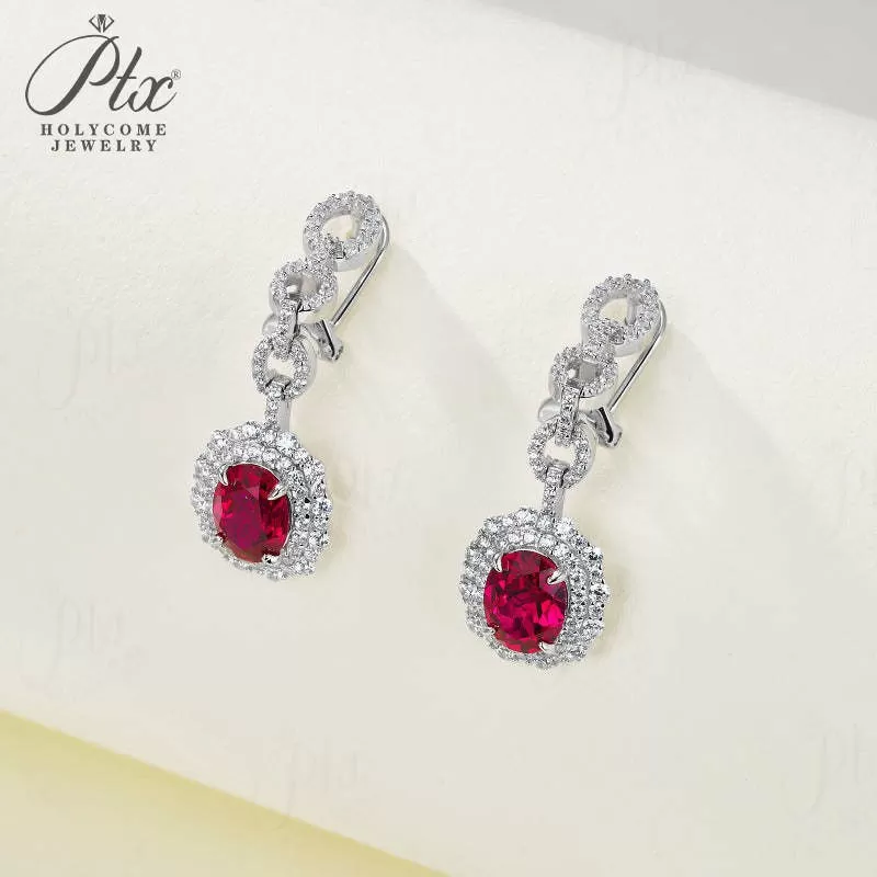 0.8-7ct Round Moissanite Stud Earrings D Color VVS1 925 Sterling Silver GRA - Image 33