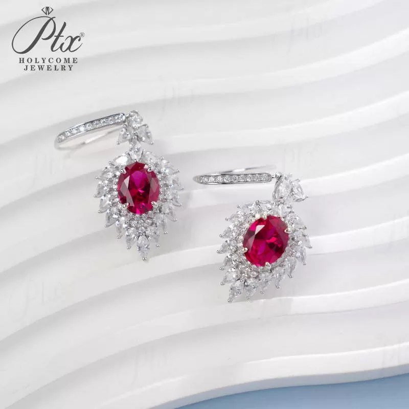 0.8-7ct Round Moissanite Stud Earrings D Color VVS1 925 Sterling Silver GRA - Image 4