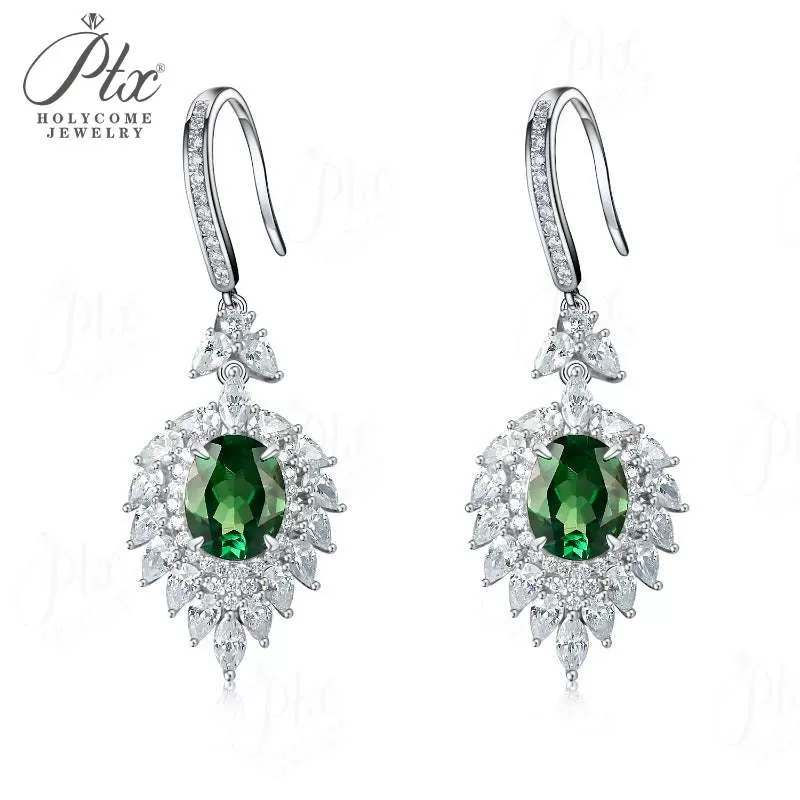 0.8-7ct Round Moissanite Stud Earrings D Color VVS1 925 Sterling Silver GRA - Image 7