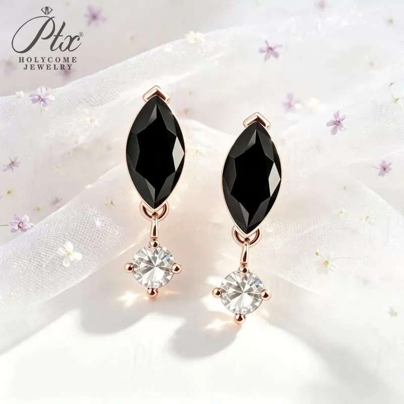 2ct Marquise Moissanite Stud Earrings D Color VVS1 925 Sterling Silver GRA - Image 2