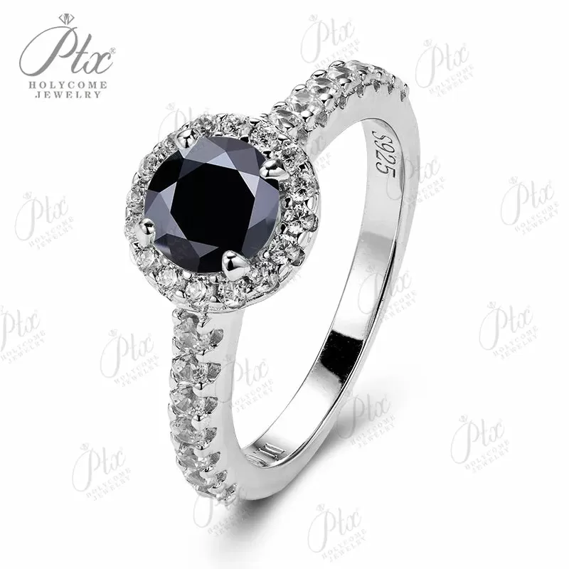 1ct Round Moissanite Ring D Color VVS1 925 Sterling Silver GRA - Image 18
