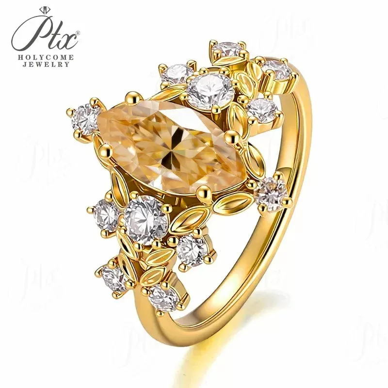 1ct Round Moissanite Ring D Color VVS1 925 Sterling Silver GRA - Image 3