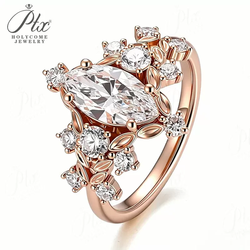 1ct Round Moissanite Ring D Color VVS1 925 Sterling Silver GRA - Image 9