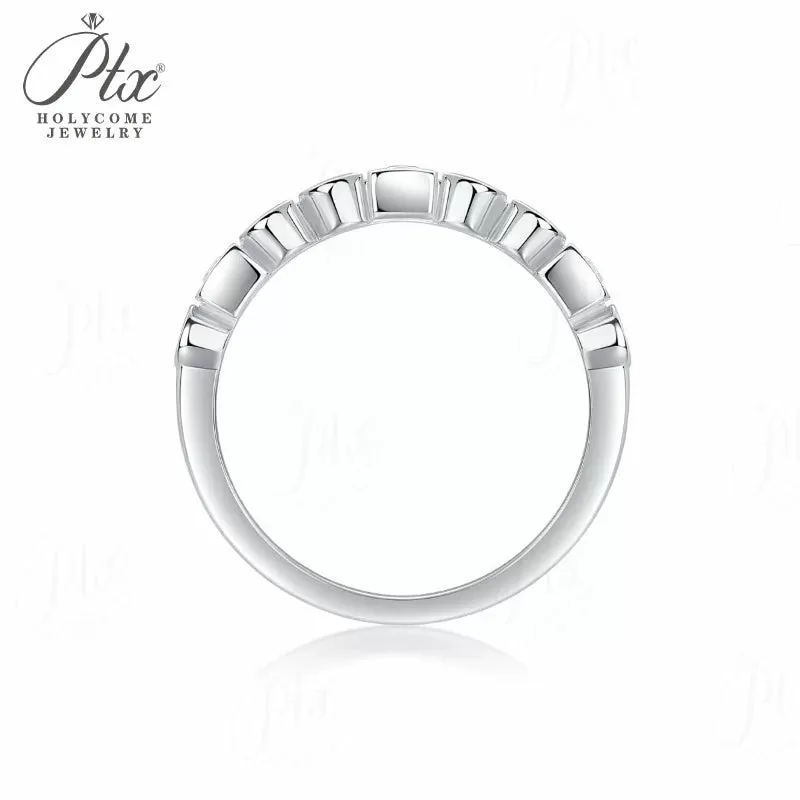 1ct Round Moissanite Ring D Color VVS1 925 Sterling Silver GRA - Image 4